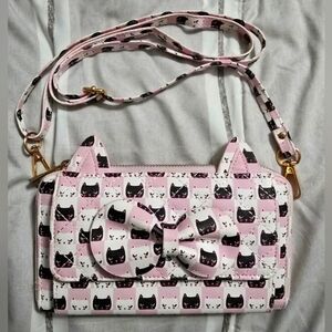 Underonesky Cat Wallet Crossbody